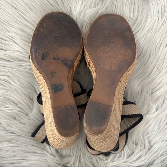 TORY BURCH Wedge Espadrilles Size 9 - Picture 6 of 7